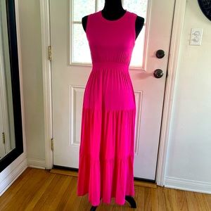 Hot pink sundress Maxi size small